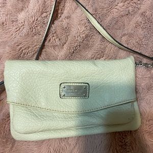 Beige crossbody bag. Nine West